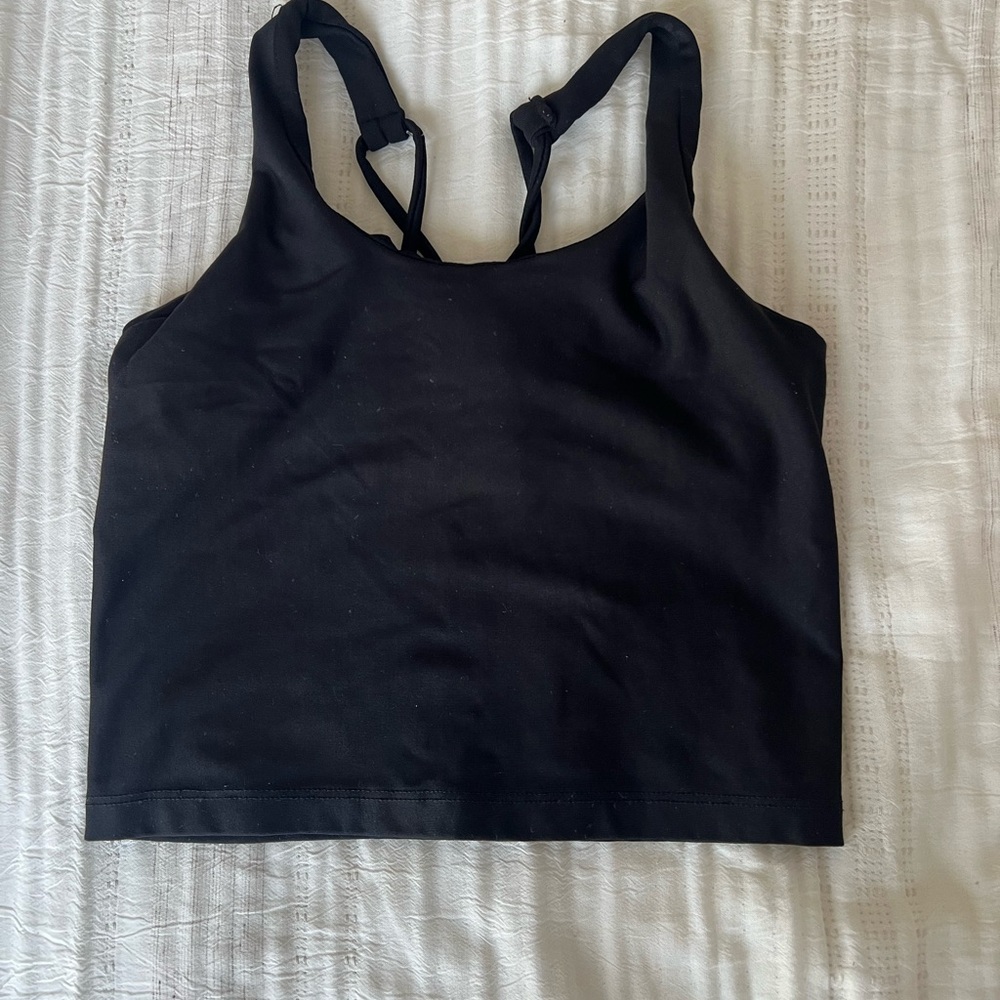 Beyond Yoga Black Strappy Tank